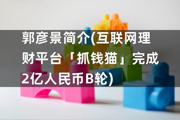郭彦景简介(互联网理财平台「抓钱猫」完成2亿人民币B轮)