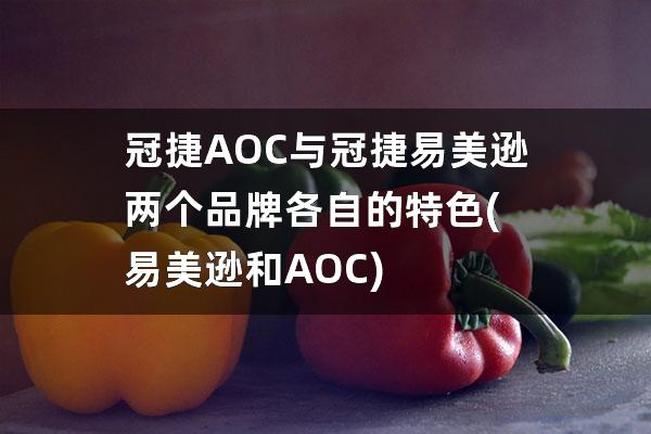 冠捷AOC与冠捷易美逊两个品牌各自的特色(易美逊和AOC)