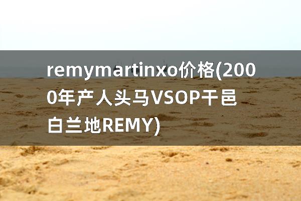 remy martin xo价格(2000年产人头马VSOP干邑白兰地REMY)