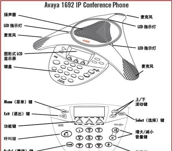 avaya电话图文使用说明(电话机座机的各键功能)