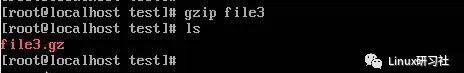 gzip可压缩命令(linux入门基础)
